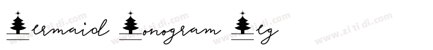 Mermaid Monogram Reg字体转换